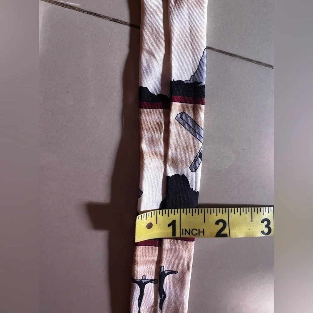 100% Silk Tie Showing the Story of the Crucifixion by Eagles Wings
